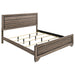 Kauffman California King, E.king, & Queen Panel Bed Washed Taupe - Visions in Furniture (La Mirada, CA)