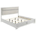 Miranda California King, E.King, Queen, Full, & Twin Bed Black & White - Visions in Furniture (La Mirada, CA)
