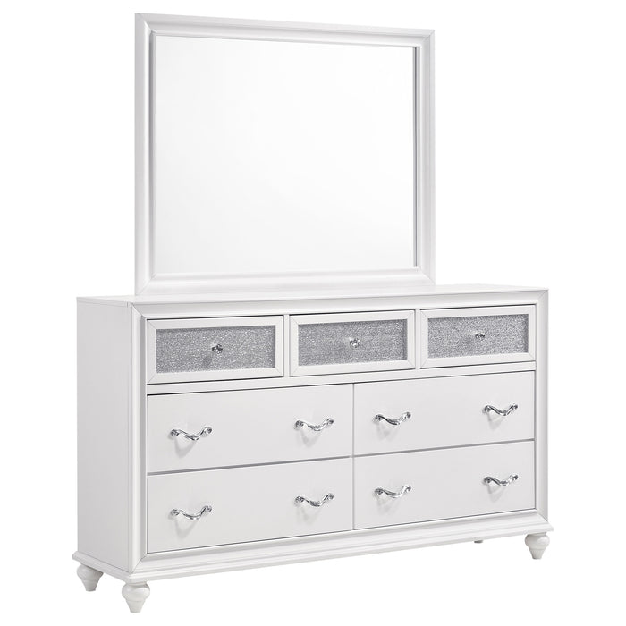 Barzini Dresser With Mirror - Visions in Furniture (La Mirada, CA)