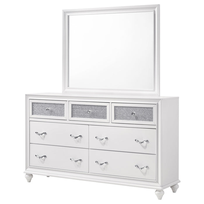 Barzini Dresser With Mirror - Visions in Furniture (La Mirada, CA)