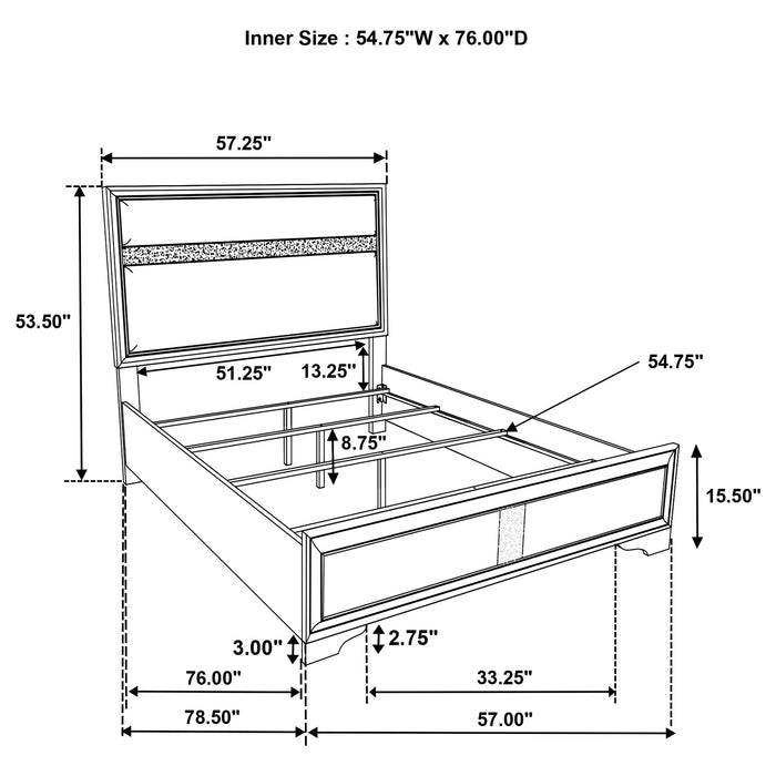 Miranda Bedroom Sets 2 - Visions in Furniture (La Mirada, CA)