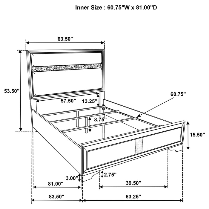 Miranda Bedroom Sets 2 - Visions in Furniture (La Mirada, CA)
