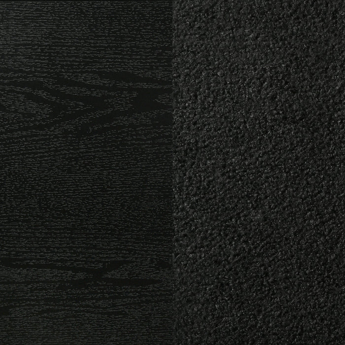 Miranda California King, E.King, Queen, Full, & Twin Bed Black & White - Visions in Furniture (La Mirada, CA)