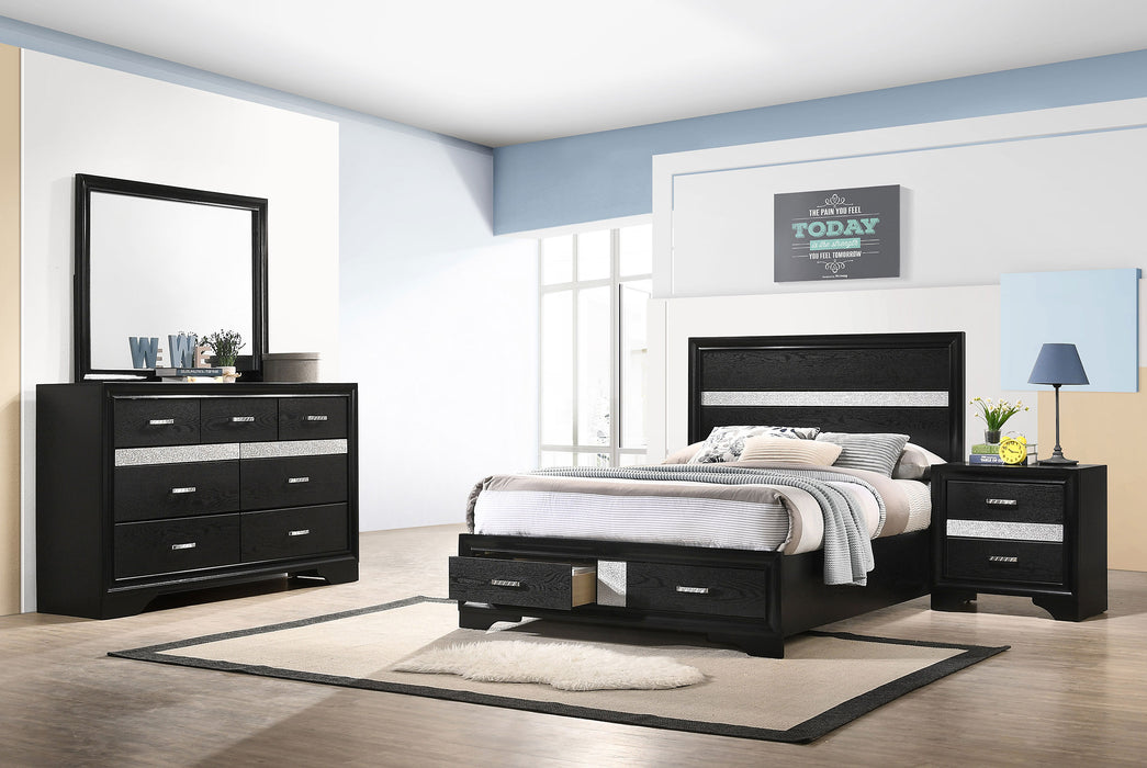 Miranda Bedroom Sets Black - Visions in Furniture (La Mirada, CA)