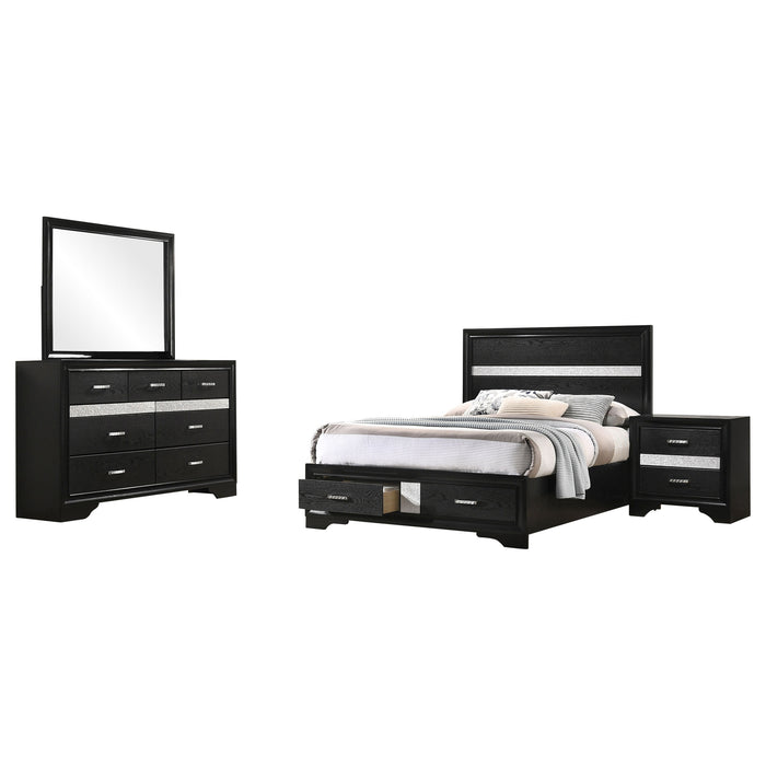 Miranda Bedroom Sets Black - Visions in Furniture (La Mirada, CA)