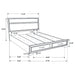 Miranda Bedroom Set with Storage - Visions in Furniture (La Mirada, CA)