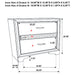 Miranda Bedroom Set with Storage - Visions in Furniture (La Mirada, CA)