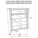 Miranda Bedroom Set with Storage - Visions in Furniture (La Mirada, CA)