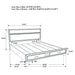 Miranda Bedroom Set with Storage - Visions in Furniture (La Mirada, CA)