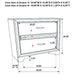 Miranda Bedroom Set with Storage - Visions in Furniture (La Mirada, CA)