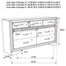Miranda Bedroom Set with Storage - Visions in Furniture (La Mirada, CA)