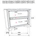 Miranda Bedroom Set with Storage - Visions in Furniture (La Mirada, CA)