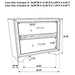 Miranda Bedroom Set with Storage - Visions in Furniture (La Mirada, CA)