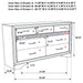 Miranda Bedroom Set with Storage - Visions in Furniture (La Mirada, CA)