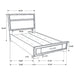 Miranda Bedroom Sets Black - Visions in Furniture (La Mirada, CA)