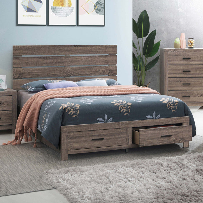 Brantford Wood Storage Panel Bed - Visions in Furniture (La Mirada, CA)