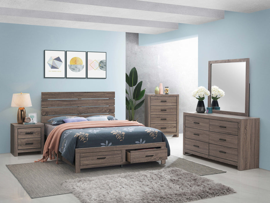 Brantford Wood Storage Panel Bed - Visions in Furniture (La Mirada, CA)