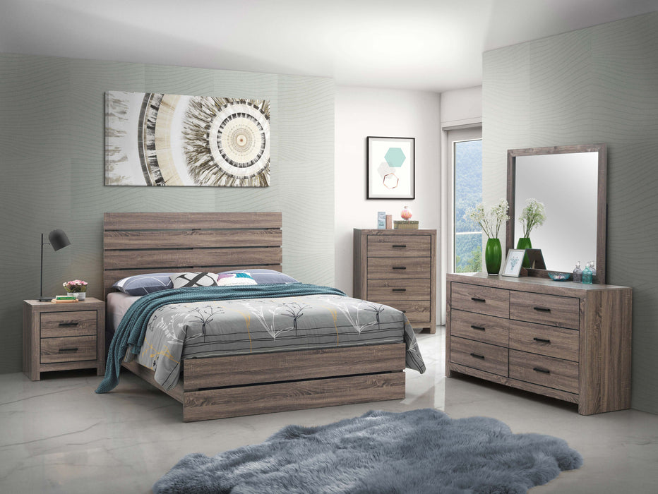 Brantford Wood Storage Panel Bed - Visions in Furniture (La Mirada, CA)