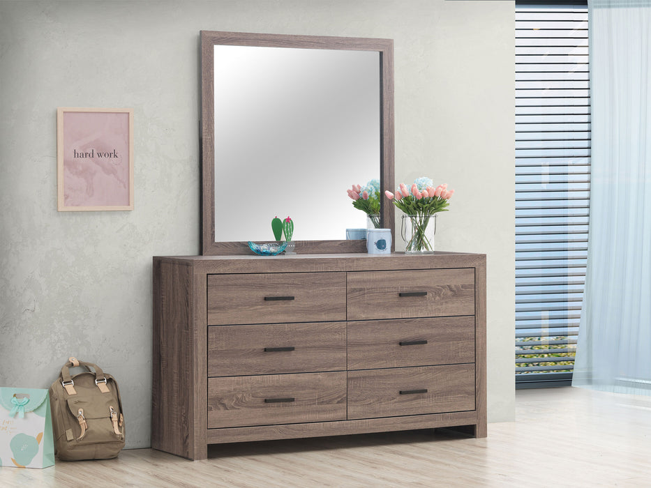 Brantford Dresser With Mirror - Visions in Furniture (La Mirada, CA)