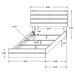 Brantford Wood Storage Panel Bed - Visions in Furniture (La Mirada, CA)