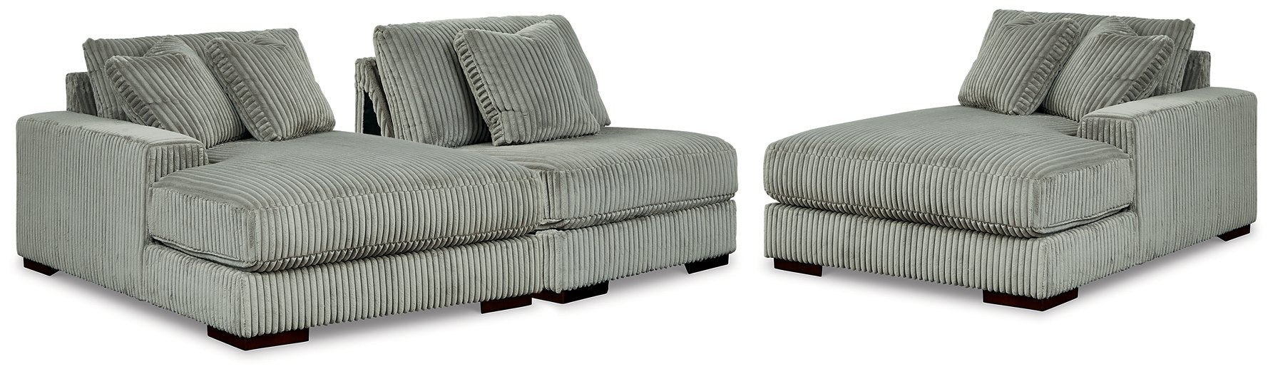 Lindyn Sectional with Double Chaise - Visions in Furniture (La Mirada, CA)