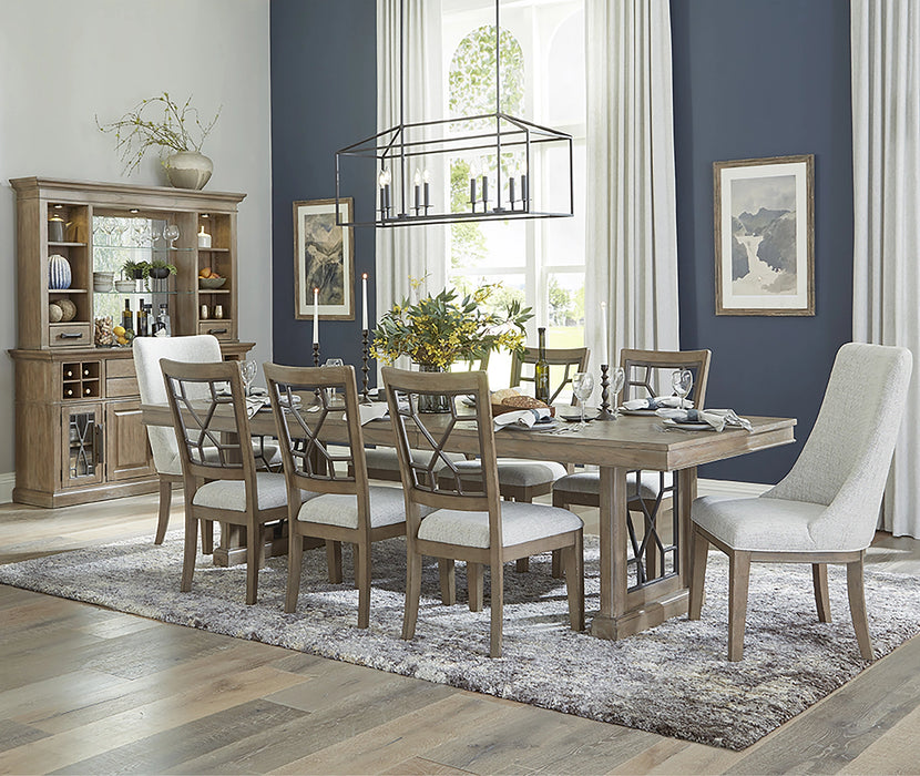 Parker House Sundance Dining - Sandstone Grid Back Dining Chair (2/CTN Sold in pairs)