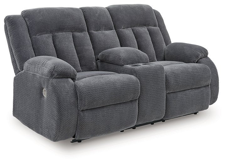 Observation Power Reclining Loveseat with Console - Visions in Furniture (La Mirada, CA)