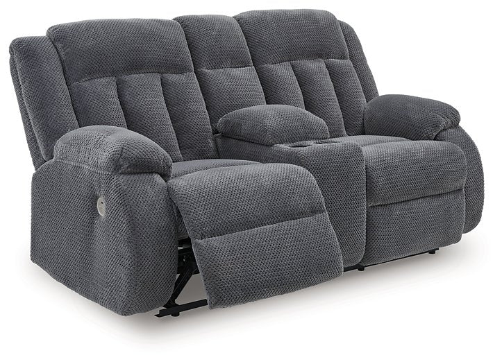 Observation Power Reclining Loveseat with Console - Visions in Furniture (La Mirada, CA)