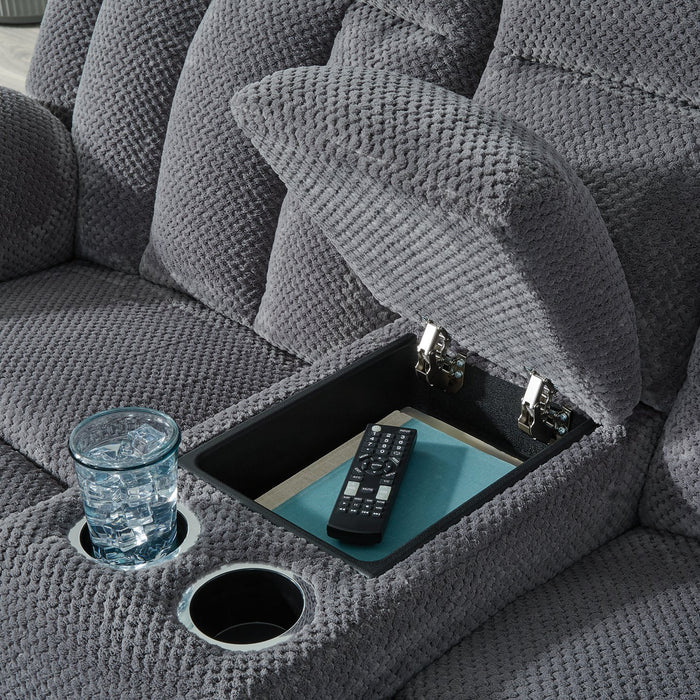 Observation Power Reclining Loveseat with Console - Visions in Furniture (La Mirada, CA)