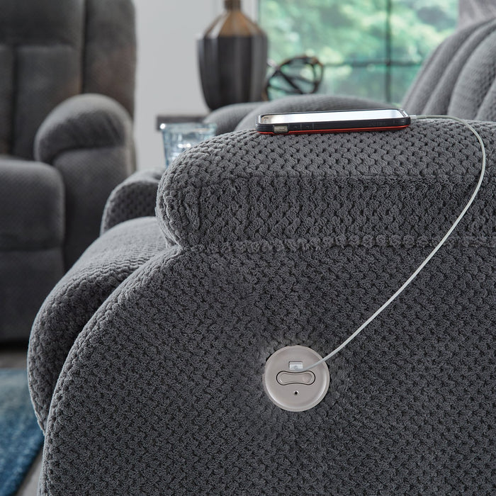 Observation Power Reclining Sofa with Drop Down Table - Visions in Furniture (La Mirada, CA)