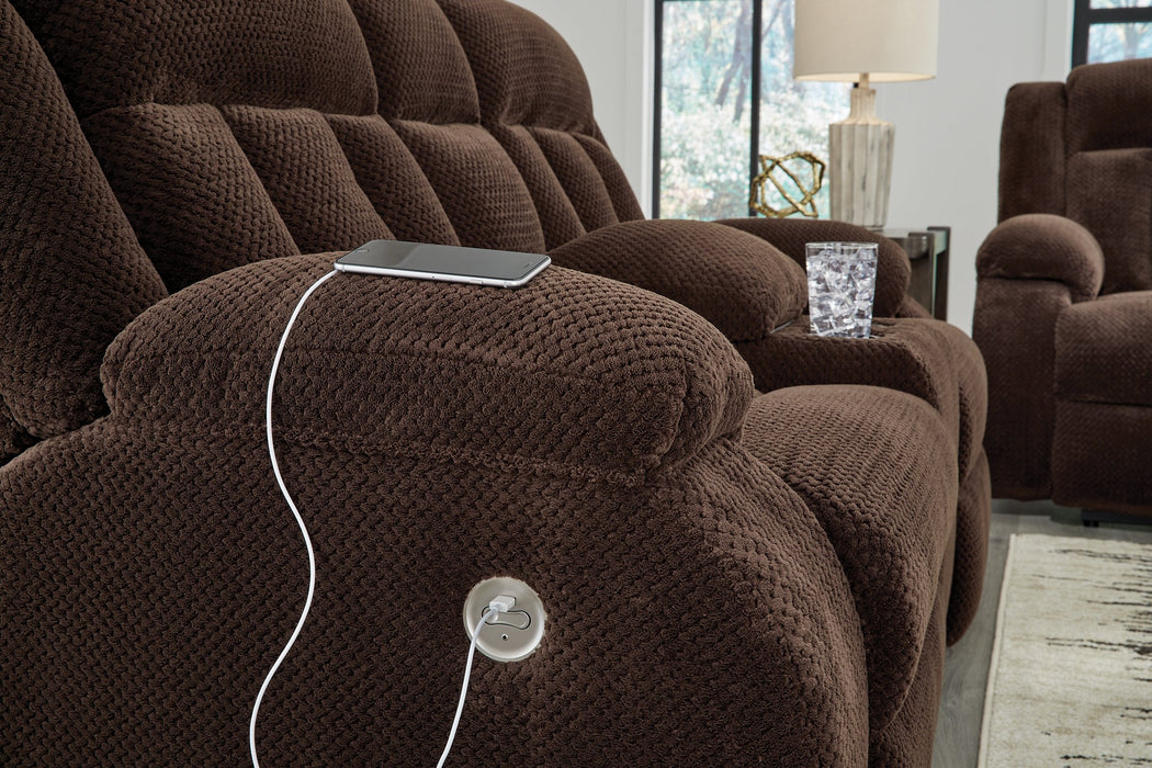 Observation Power Reclining Loveseat with Console - Visions in Furniture (La Mirada, CA)