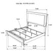 Hyland Eastern King Bed - Visions in Furniture (La Mirada, CA)