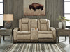 Next-Gen DuraPella Power Reclining Loveseat with Console - Visions in Furniture (La Mirada, CA)