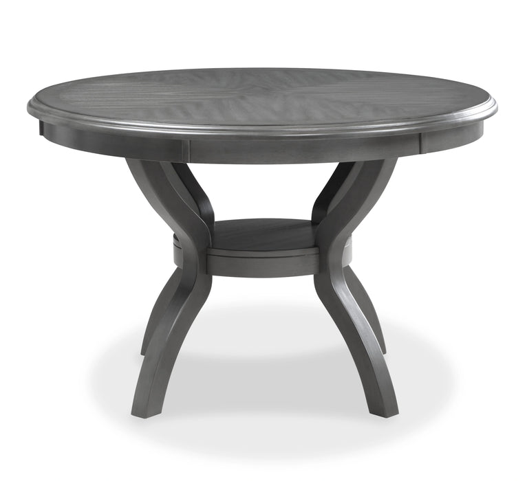 Cori Round Dining 5 Pc Set-Gray