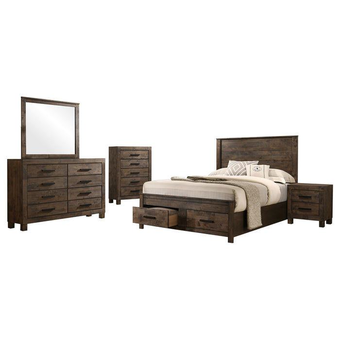 Woodmont 4 & 5 Piece E.King, Queen, & Cal;.King Bedroom Sets - Visions in Furniture (La Mirada, CA)