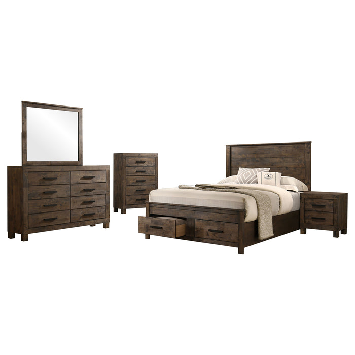 Woodmont 4 & 5 Piece E.King, Queen, & Cal;.King Bedroom Sets - Visions in Furniture (La Mirada, CA)