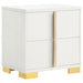 Marceline Bedroom Sets White & Black 4 & 5 Piece - Visions in Furniture (La Mirada, CA)