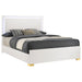 Marceline Beds White & Black Eastren King, Full, Twin, & Queen - Visions in Furniture (La Mirada, CA)