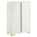 Marceline Bedroom Sets White & Black 4 & 5 Piece - Visions in Furniture (La Mirada, CA)