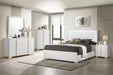 Marceline Beds White & Black Eastren King, Full, Twin, & Queen - Visions in Furniture (La Mirada, CA)