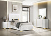 Marceline Bedroom Sets White & Black 4 & 5 Piece - Visions in Furniture (La Mirada, CA)