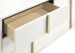 Marceline Bedroom Sets White & Black 4 & 5 Piece - Visions in Furniture (La Mirada, CA)