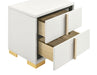 Marceline Bedroom Sets White & Black 4 & 5 Piece - Visions in Furniture (La Mirada, CA)