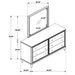 Emberlyn Dresser With Mirror - Visions in Furniture (La Mirada, CA)