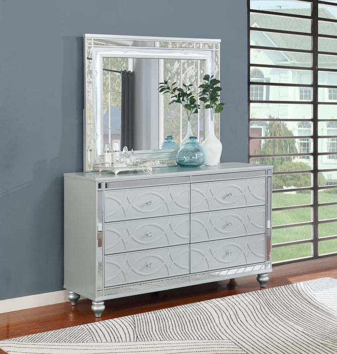 Gunnison Dresser With Mirror - Visions in Furniture (La Mirada, CA)