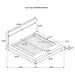 Winslow Queen & E.King Bed - Visions in Furniture (La Mirada, CA)