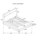 Winslow Bedroom Set Smokey Walnut - Visions in Furniture (La Mirada, CA)