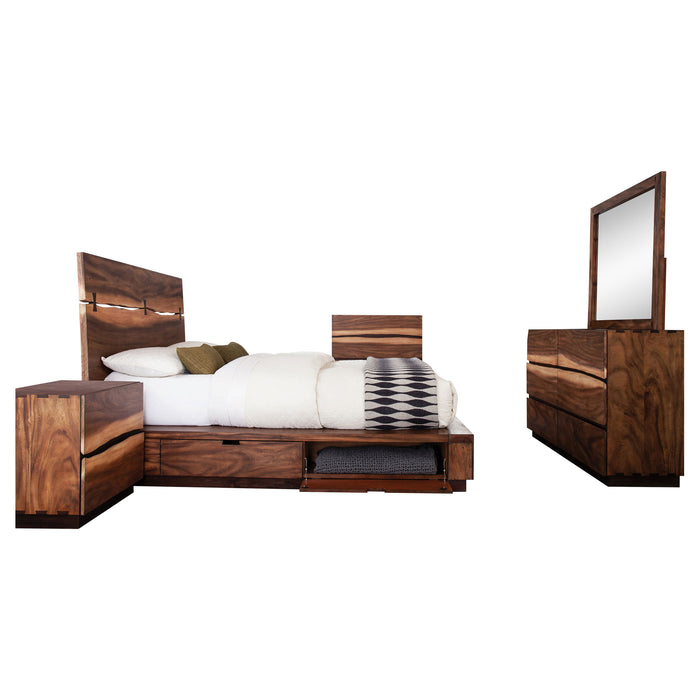 Winslow Bedroom Set Smokey Walnut - Visions in Furniture (La Mirada, CA)