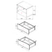 Winslow Bedroom Set Smokey Walnut - Visions in Furniture (La Mirada, CA)