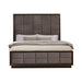 Durango California King, Eastren King, & Queen Upholstered Bed Smoked Peppercorn and Grey - Visions in Furniture (La Mirada, CA)